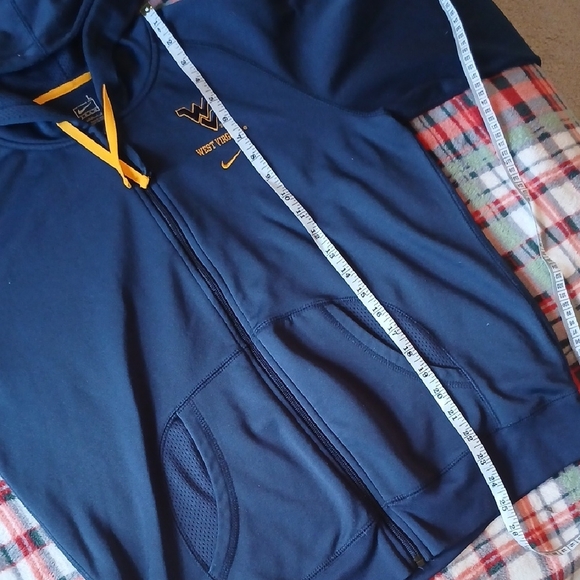 Nike West Virginia Hoodie with Yellow Accents - Picture 5 of 7